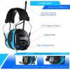 PROTEAR E8830 Digital AM FM Radio Headphones, Hearing Protection 25dB Noise Reduction Safety Earmuff, Comfortable Ear Protector for Lawn Mowing, Construction, Chainsaw and Landscaping(Light Blue) view 4