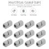 20 Pcs Cable Retention Clip Cable Clamps Cable Storage Clamp Cable Buckle Cable Organizer Cable Fixing Clips Cable Fixed Clamp Silicone Cable Clip Cable Management Clips Wire Clips view 2