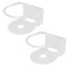 HOLACA Wall Mount Holder for TP-Link Deco X90 WiFi 6 Mesh WiFi(AX6600) Compatible Linksys 6E,Simple and Sturdy Acrylic Wall Mount Holder Stand Bracket (2Pack) view 1