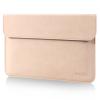 Allinside 13 Inch Laptop Sleeve Case for MacBook Air 13 2018-2025/MacBook Pro 13 2016-2022/Macbook Pro 14 2021-2024, Waterproof Matte PU Leather Horizontal Envelope Protective Case Cover, Flesh Pink view 1