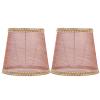 2pcs Transparent Lamp Shade Cover Cloth Light Cover for Chandelier Ceiling Fixtures Creates Warm Atmosphere for Home Decor Housewarming view 1