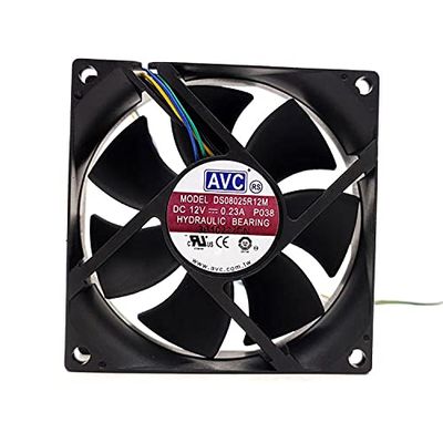 DS08025R12M 12V 80mm Fan 12V 0.23A 8025 Chassis Cooling Fan