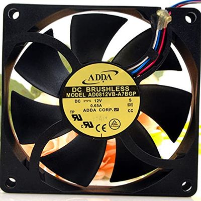 AD0812VB-A7BGP 12V 80mm Fan 12V 0.65A Chassis Fan