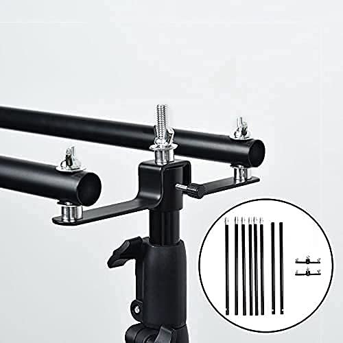 10 Ft. Double Cross Bars with Mounting Brackets Hardware Set for Heavy Duty Backdrop Stand, Backdrop Support System Kit- Base NOT Included