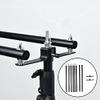 10 Ft. Double Cross Bars with Mounting Brackets Hardware Set for Heavy Duty Backdrop Stand, Backdrop Support System Kit- Base NOT Included view 1