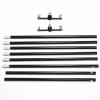 10 Ft. Double Cross Bars with Mounting Brackets Hardware Set for Heavy Duty Backdrop Stand, Backdrop Support System Kit- Base NOT Included view 3