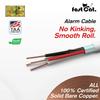 Fast Cat. 18 AWG/Gauge, 4 Conductor, 7 Stranded Copper Fire/Alarm Wire/Security Cable - PVC Jacket, Unshielded, (CMR-CL3R-FT4) Rated in-Wall Use- UL Rated - 500Ft Pull Box - Grey view 2