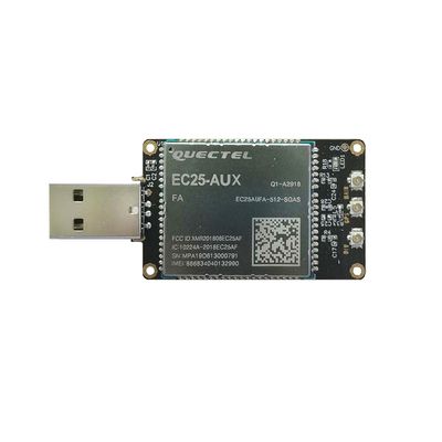 EXVIST 4G LTE USD Dongle W/EC25-AUX LCC Modem W/SIM Card Slot TTL LTE FDD B1/B2/B3/B4/B5/B7/B8/B28