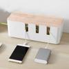 Alvinlite Cable Management Box Ground Wire Cover Storage Box Storage Box for Concealing Wires Power Strips Floor view 4