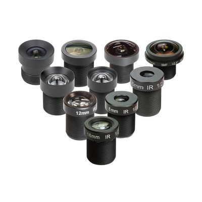 Arducam M12 Lens Set for USB Camera(1/2.7 1/2.8 1/2.9), Telephoto, Macro, Wide Angle, Fisheye Lens Kit (20- 180) with Holder and Cleaning Cloth, Optical All-in-One