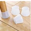 Froiny 4pcs Round Furniture Leg Rubber Covers Chair Anti Scratch Ferrule Floor Feet Protector Caps for Desk Table view 1