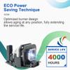 CTBAIER ET-LAX100 Quality Replacement Projector Lamp for Panasonic PT-AX200U AX100U AX200E AX200 TH-AX100 AX100E AX100 with Housing view 3