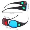 3 Pieces Red Blue 3D Glasses 3D Movie Game Glasses Anti-Polarization Design Red-Blue 3D Style Glasses view 2