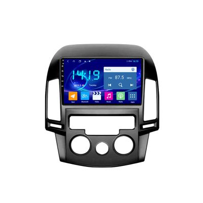 2 Din Car Stereo GPS Navigation Android 10.0, with Rear Camera Support 4G WiFi/Bluetooth/Mirror Link/Steering Wheel Control/USB/Carplay/DSP, for Hyundai I30 2007-2012,Quad core,WiFi 1+16