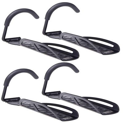 Dirza Bike Rack Garage Wall Mount Bike Hanger Bike Hooks Bike Storage Bicycle Vertical System for Garage Indoor Shed - Easily Hang/Detach - Holds up to 65 lb with Screws Black