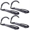 Dirza Bike Rack Garage Wall Mount Bike Hanger Bike Hooks Bike Storage Bicycle Vertical System for Garage Indoor Shed - Easily Hang/Detach - Holds up to 65 lb with Screws Black view 1