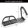 Dirza Bike Rack Garage Wall Mount Bike Hanger Bike Hooks Bike Storage Bicycle Vertical System for Garage Indoor Shed - Easily Hang/Detach - Holds up to 65 lb with Screws Black view 3