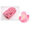 10PCS Pink Artificial Flowers Wall Backdrop Flower Panels Decor Flowers Silk Fabric Wedding Party Photography Backdrops Panels (Pink 10 pcs 16''x 24'') view 3