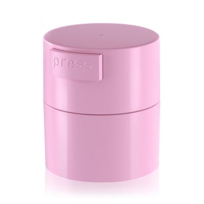 Buqikma Lash Eyelash Glue Holder Storage Container Air Tight, Pink