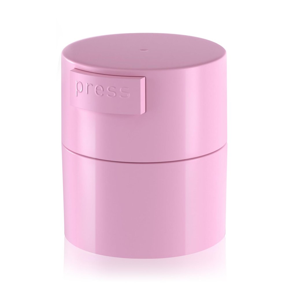 Buqikma Lash Eyelash Glue Holder Storage Container Air Tight, Pink
