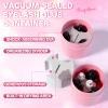 Buqikma Lash Eyelash Glue Holder Storage Container Air Tight, Pink view 4