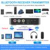 JoohcUngir Bluetooth 5.0 Transmitter Receiver Adapter Audio 3 in 1 Bluetooth Audio Adapter 3.5mm AUX RCA Optical USB HiFi Stereo Music, FCC Pass 2A4RO-M6 view 2