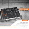 PRV AUDIO Crossover Car Audio EX3.5 Stereo 3 Way or 2 Way Electronic Crossover 9 Volts, 4 in 6 Out RCA Channels Car Sound Processor view 4