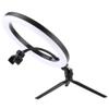 BWLZSP LED Ring Light,Desktop LED Ring Light USB Fill Light with Tripod Phone Holder for Makeup Live Broadcast view 4