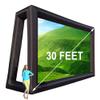 fitnessandfun 30ft Huge Inflatable Projector Screen - Blow Up Outdoor Movie Screens - 360 Inch for TV & Movies - Seamless, Portable, Front & Rear Projection(30ft with Blower) view 1