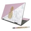 MightySkins Carbon Fiber Skin Compatible with HP Envy x360 15" (2021) - Pretty Pineapple | Protective, Durable Textured Carbon Fiber Finish | Easy to Apply | Made in The USA view 1