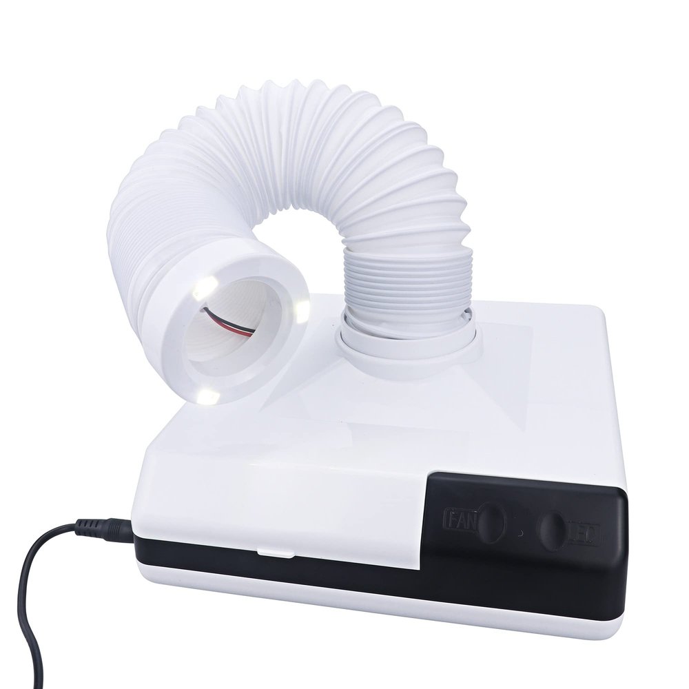 60W Dust Collector Fan Vacuum Cleaner Strong Power Dental Lab Nail Art Manicure Dust Clean Tool