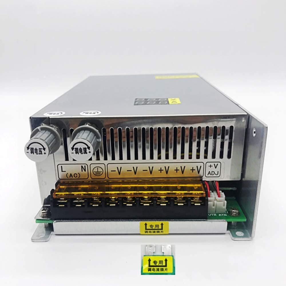 1000W 0-48V 0-20A Current and Voltage Adjustable Power Supply Current limiting Switching Power Supply 48V Transformer with Digital Display 110/220VAC