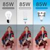 Skytex 2Pack 85W Photography Light Bulb 2700-6400K Colour Temperatures Dimmable Tricolor LED Bulbs Softbox Bulb in E27 Socket for Photography Photo Video Studio Lighting Softbox view 3