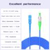Fiber Optic Internet Cable SC/UPC to FC/APC Indoor Armored Single Mode Simplex - 9/125m Fiber Optic Jumper Optical Patch Cord -OS1/OS2 Compatible, 40Meters/132ft LSZH Blue view 2