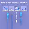 Fiber Optic Internet Cable SC/UPC to FC/APC Indoor Armored Single Mode Simplex - 9/125m Fiber Optic Jumper Optical Patch Cord -OS1/OS2 Compatible, 40Meters/132ft LSZH Blue view 3