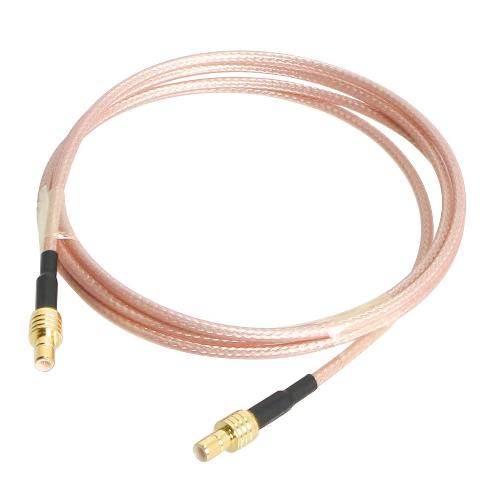 Aoje-Link Coaxial Connection Cable, SMB Male to SMB Male, RG316 coaxial Cable, Suitable for Connection and Extension of Audio and Video Equipment, Length 300mm, 1 Piece