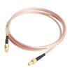 Aoje-Link Coaxial Connection Cable, SMB Male to SMB Male, RG316 coaxial Cable, Suitable for Connection and Extension of Audio and Video Equipment, Length 300mm, 1 Piece view 1