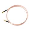 Aoje-Link Coaxial Connection Cable, SMB Male to SMB Male, RG316 coaxial Cable, Suitable for Connection and Extension of Audio and Video Equipment, Length 300mm, 1 Piece view 3