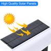 AOOCY Solar Powered Fake Security Camera, Dummy Simulated CCTV Surveillance System with LED PIR Motion Sensor Detection Light for Indoor Outdoor Home, Office, Shop, Garage view 2