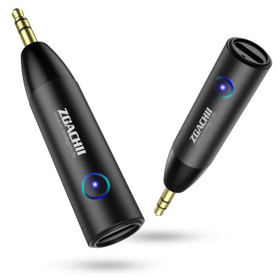 Bluetooth Aux Adapter for Car, Wireless Bluetooth 5.4 Receiver with 3.5mm Jack, 6H Playtime, HiFi Stereo for Vehicle Truck Home Stereo Speaker Music Streaming, Handsfree Calling, [1 Piece]