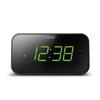 TAR3306/12 Philips Alarm Clock Radio with Headboard Display, Digital Radio with Dual Alarm, Sleep Timer and Snooze Function, Black with Display view 1