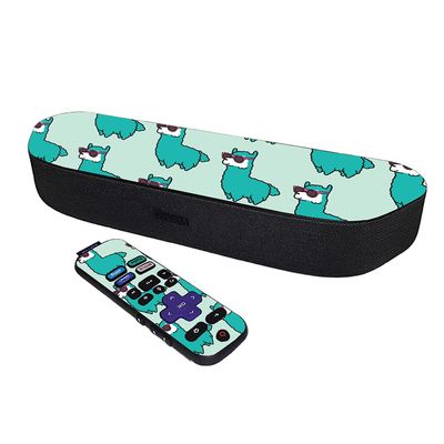 MightySkins Skin Compatible with Roku Streambar Media Player (2020) - Awesome Alpacas | Protective, Durable, and Unique Vinyl Decal wrap Cover | Easy to Apply and Change Styles | Made in The USA