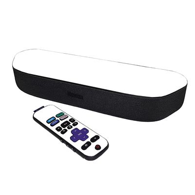MightySkins Skin Compatible with Roku Streambar Media Player (2020) - Solid White | Protective, Durable, and Unique Vinyl Decal wrap Cover | Easy to Apply and Change Styles | Made in The USA