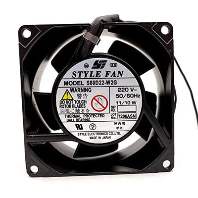 S80D22-W2G Fan 220V 11/10W 8038 8CM Cooling Fan
