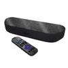 MightySkins Glossy Glitter Skin Compatible with Roku Streambar Media Player (2020) - Black Leather | Protective, Durable High-Gloss Glitter Finish | Easy to Apply | Made in The USA view 1