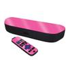 MightySkins Glossy Glitter Skin Compatible with Roku Streambar Media Player (2020) - Solid Hot Pink | Protective, Durable High-Gloss Glitter Finish | Easy to Apply | Made in The USA view 1