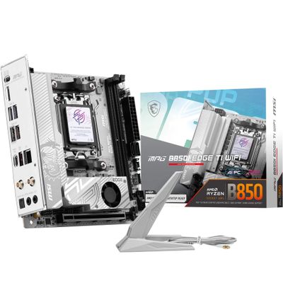 MSI B850I Edge Ti WiFi AMD B850 Socket Am5 Mini Itx, W129159787 (Socket Am5 Mini Itx)