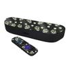 MightySkins Glossy Glitter Skin Compatible with Roku Streambar Media Player (2020) - Nighttime Skulls | Protective, Durable High-Gloss Glitter Finish | Easy to Apply | Made in The USA view 1