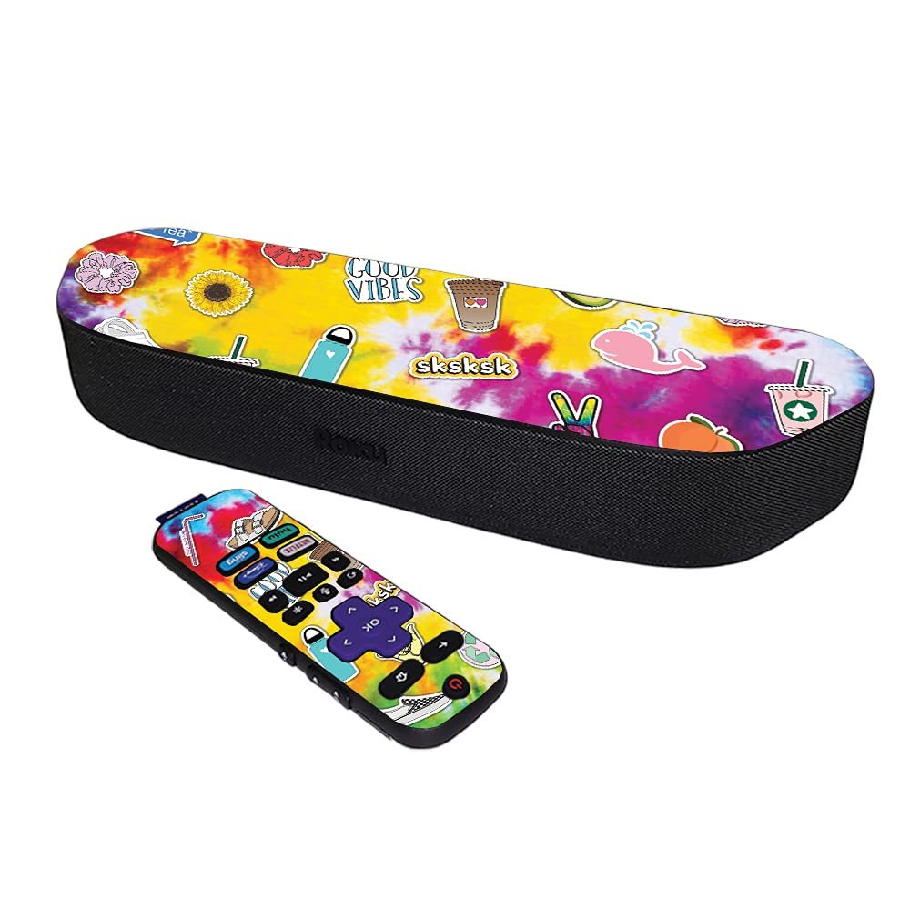 MightySkins Skin Compatible with Roku Streambar Media Player (2020) - VSCO Girl | Protective, Durable, and Unique Vinyl Decal wrap Cover | Easy to Apply and Change Styles | Made in The USA