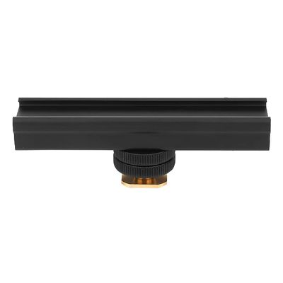 Goshyda Cold Shoe Mount Extension Bar, ESE 10 10cm Easy Hood Bracket Holder, with 1/4 Inch Screw Hole, for for for for for Camera